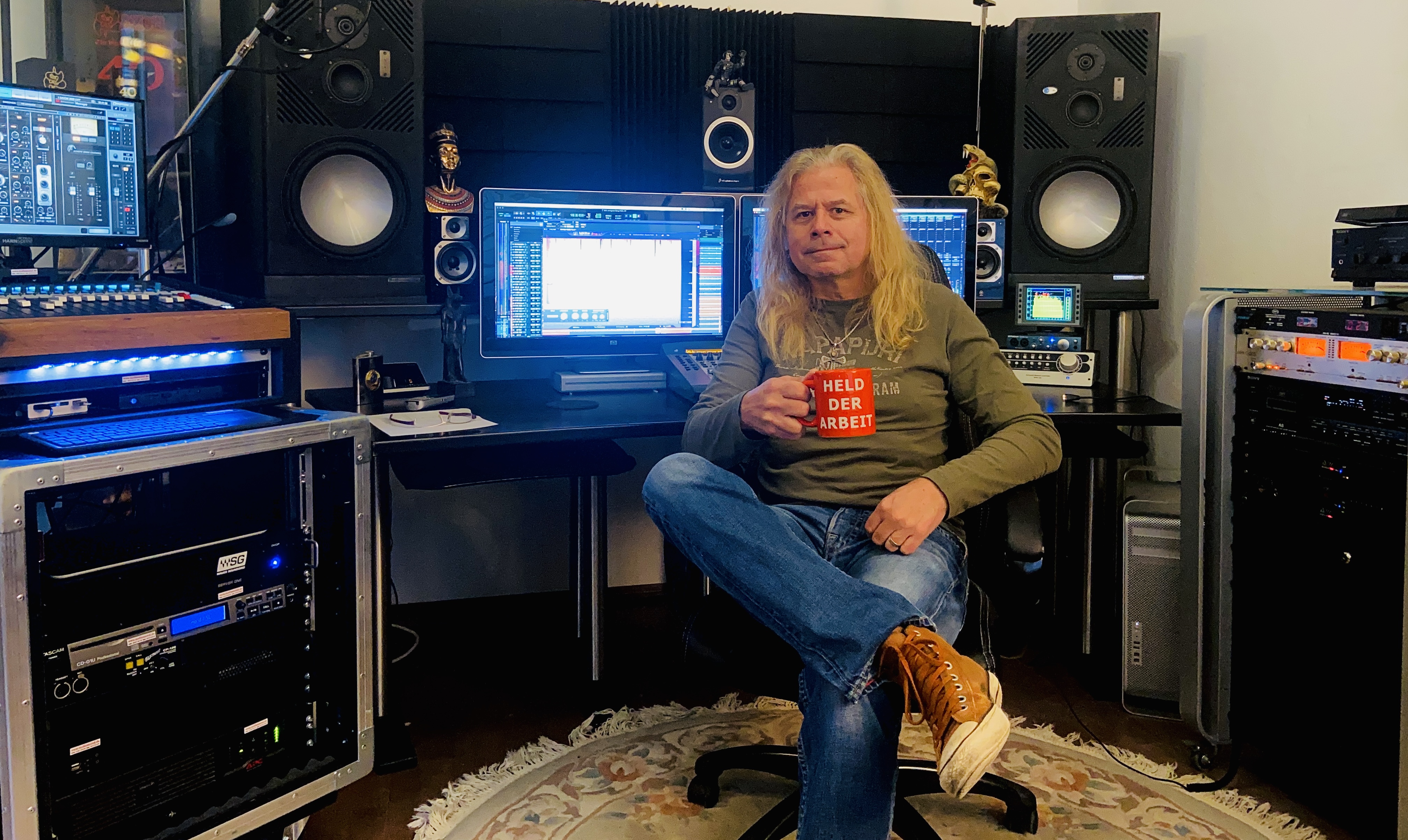 Jacky Lehmann im Audiosound Studio